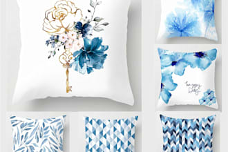 design custom pillows, cushion covers, quilt covers