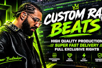 produce an exclusive custom rap beat