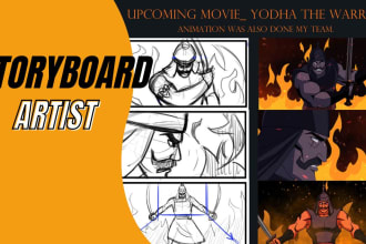 draw storyboard in any art style