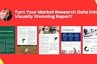 design a market research report