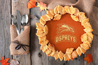 put your logo or saying on a pumpkin pie for the holidays