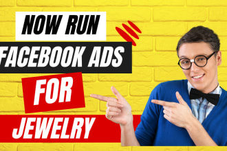 setup facebook ads for jewelry, rings and gold