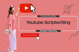 write creative youtube scripts for you