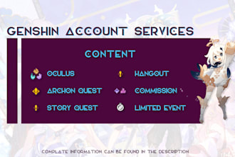 help your genshin impact account