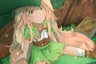 draw character art and illustrations