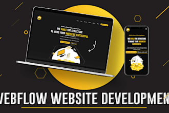 design and develop responsive webflow website