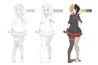 draw your fanarts, original characters etc