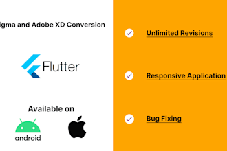 design flutter apps, convert figma and adobe xd to flutter