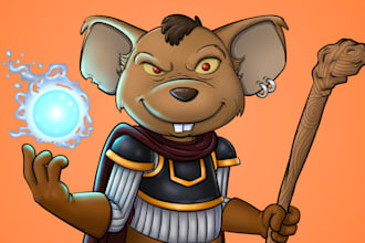 design a character for commercial use