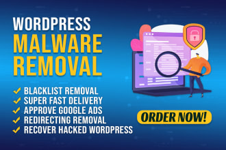 do wordpress malware removal, recover hacked wordpress, clean malware