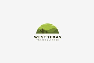 make minimal luxury smart west texas logo design service