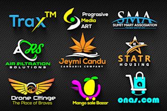 outstanding modern logo design with complete copyrights