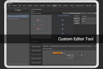 create a feature or custom editor tool for unity