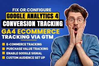 setup google analytics 4, ga4 server side ecommerce tracking,conversion tracking