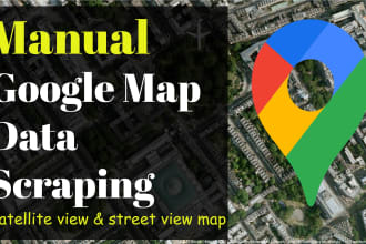 do manual research on google maps