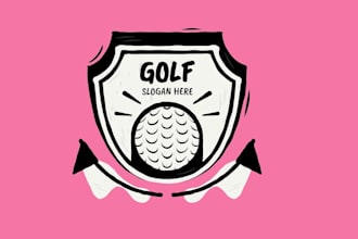 do make an modern golf logo