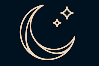 do make an modern moon logo