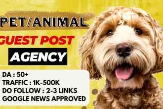 publish guest post on pet and animal blogs with high da do follow backlinks