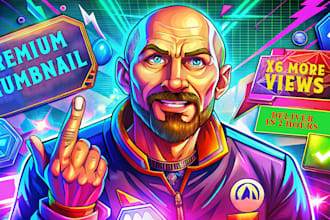 do amazing gaming youtube thumbnail in an hour