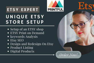 setup etsy shopify website shopify store design shopify SEO website redesign