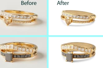 jewelry retouch photoshop editing product photo retouching