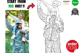 draw any photo into coloring book page