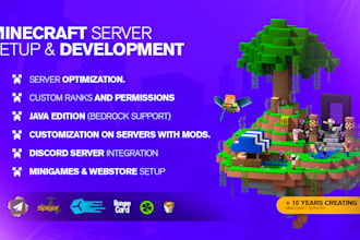 setup and configure a professional minecraft server