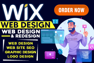 do wix website design and wix website redesign for you