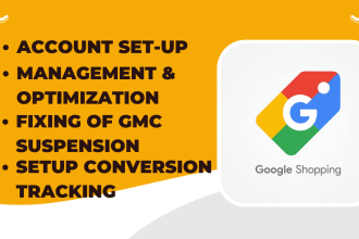 setup shopping ads and fix google merchant center suspension