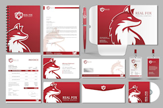 design business card, letterhead, and stationery items