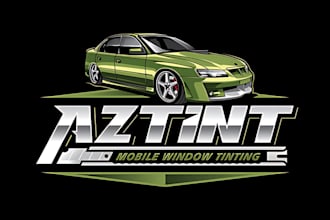 automotive car wash auto detailing, repair, racing logo or any graphic design