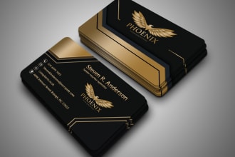 do luxury minimalist attractive business card design for you