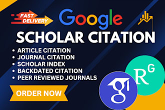 write and publish your research articles in high google scholar indexed journals