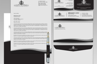 design business card, letterhead and stationery items