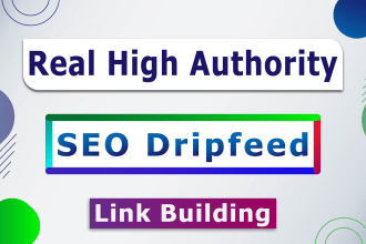 monthly off page SEO backlinks high authority link building