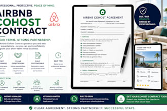 airbnb cohost contract template