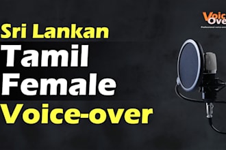 produce sri lankan pro tamil female voice overs