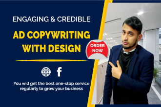 write an  credible ad copywriting service or facebook ad copywriting