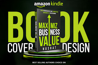 design professional fiction book cover, ebook cover