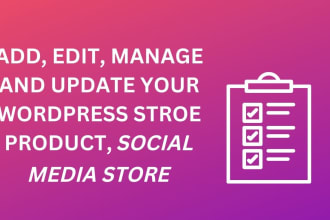 manage and upload your products on social media and website