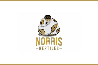 be draw your cat, dog or cute animal pet logo design
