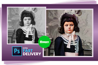 fix and color your old photos