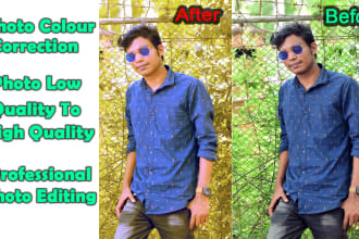 clean up, color correct, or repair any photo in photoshop