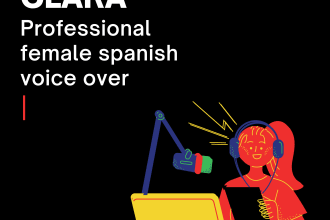 record a proffesional spanish castilian female voice over