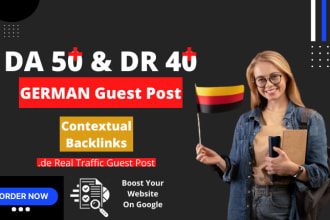 do SEO backlinks through german guest posts high da german link building