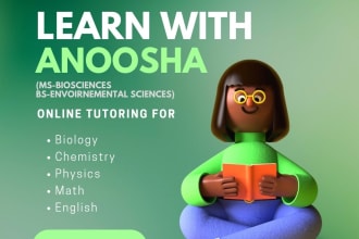 teach your kids science, english and math up to 9th grade