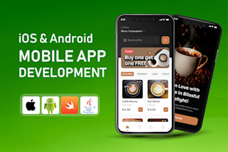 develop native android and ios app using swift, java, kotlin