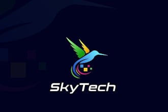 design fantastic original computer, software and technology logo