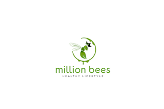 make eye catching better greate million bees logo with free revisions