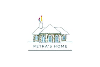 do luxury corporate clean petras home logo within 24 hours